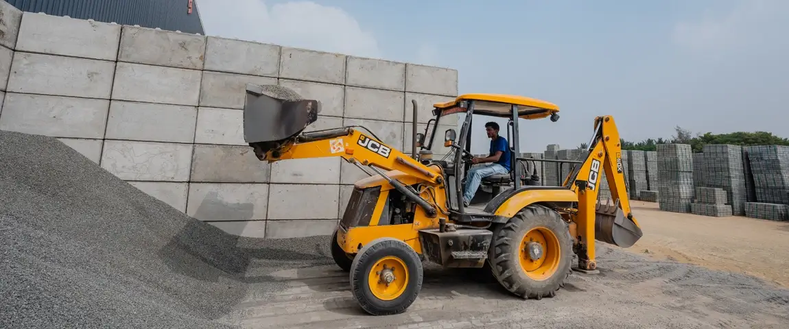 Pragati Cement Products Backhoe Loader