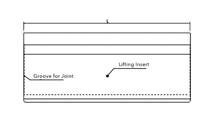 U Drain Arrangement Side View